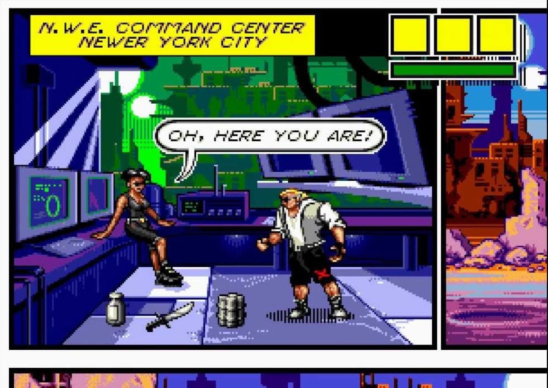 Комикс зон. Comix Zone игра. Comix Zone геймплей. Comix Zone финал. Гифка comix Zone.