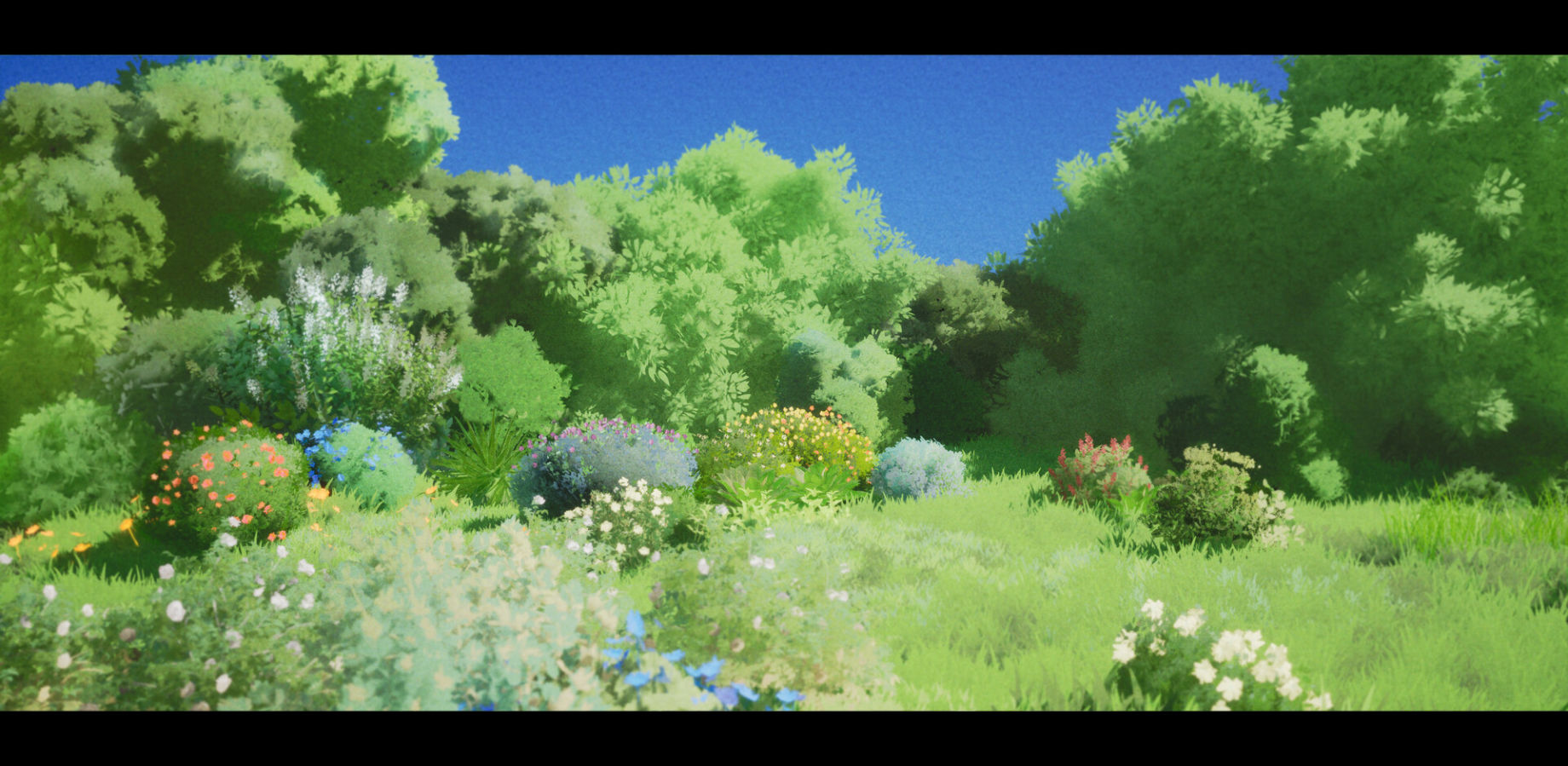 Colorful Stylized 3D Environment Inspired by Studio Ghibli