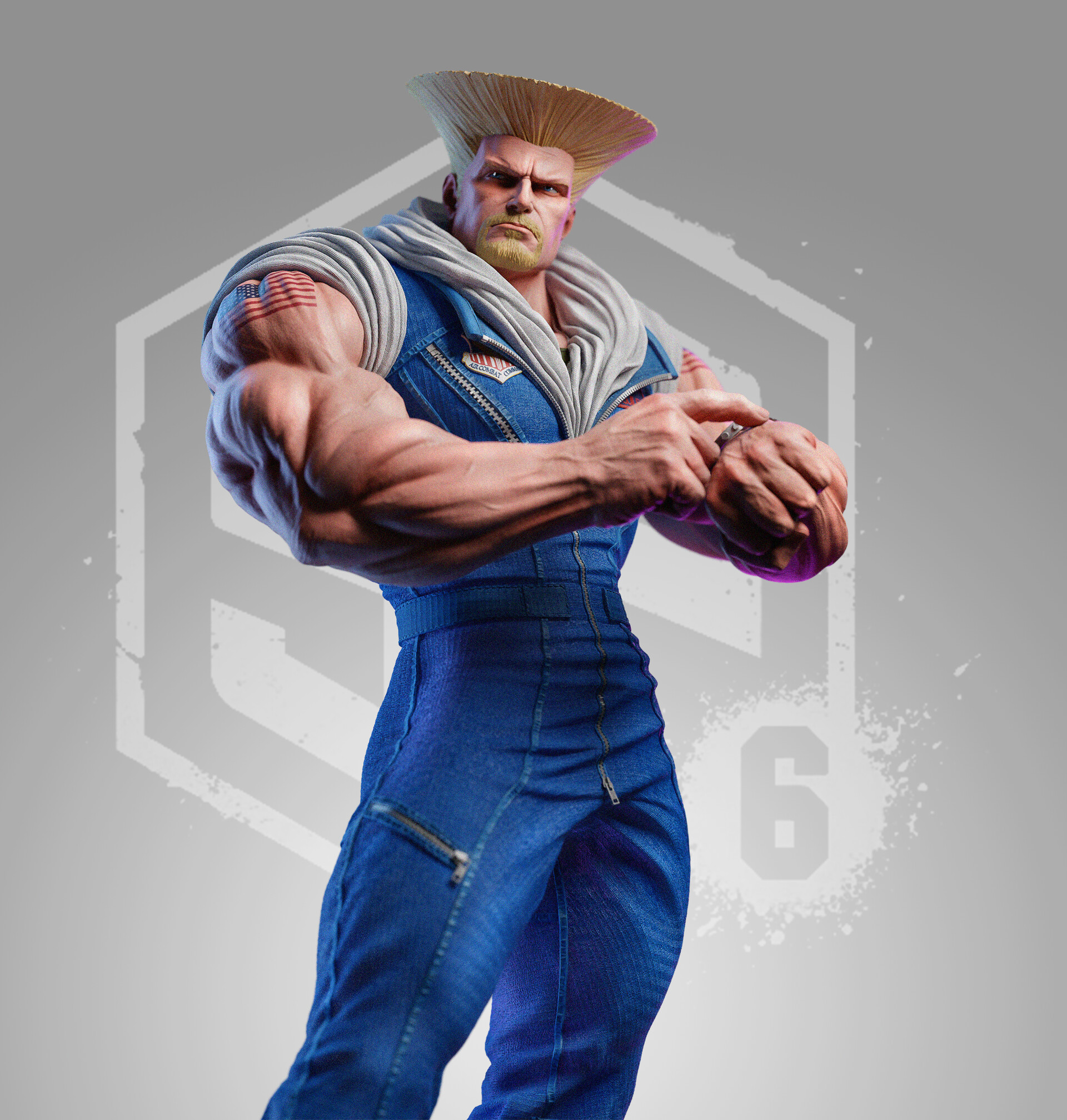 GUILE - STREET FIGHTER 6 - ZBrushCentral