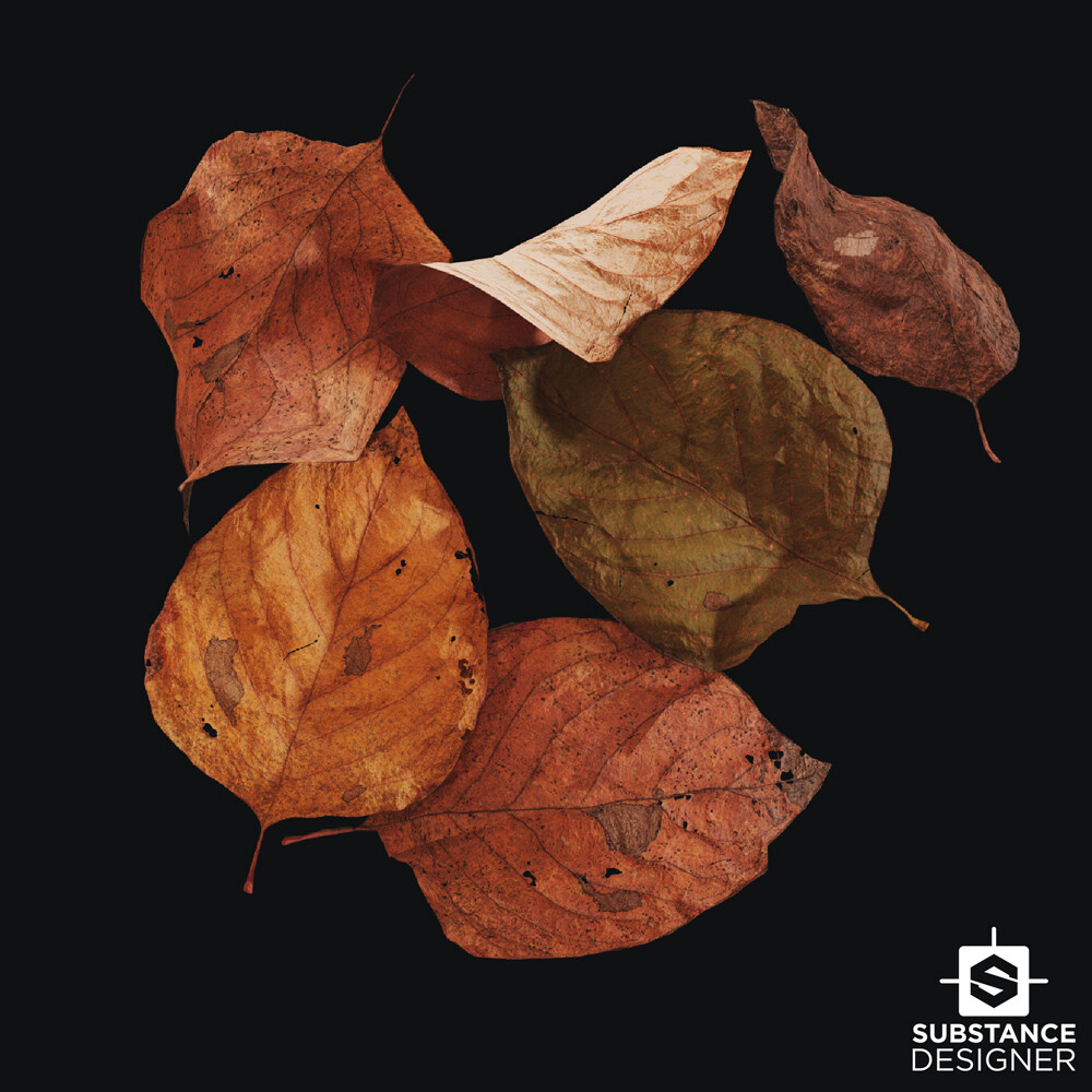 leaf texture substance painter