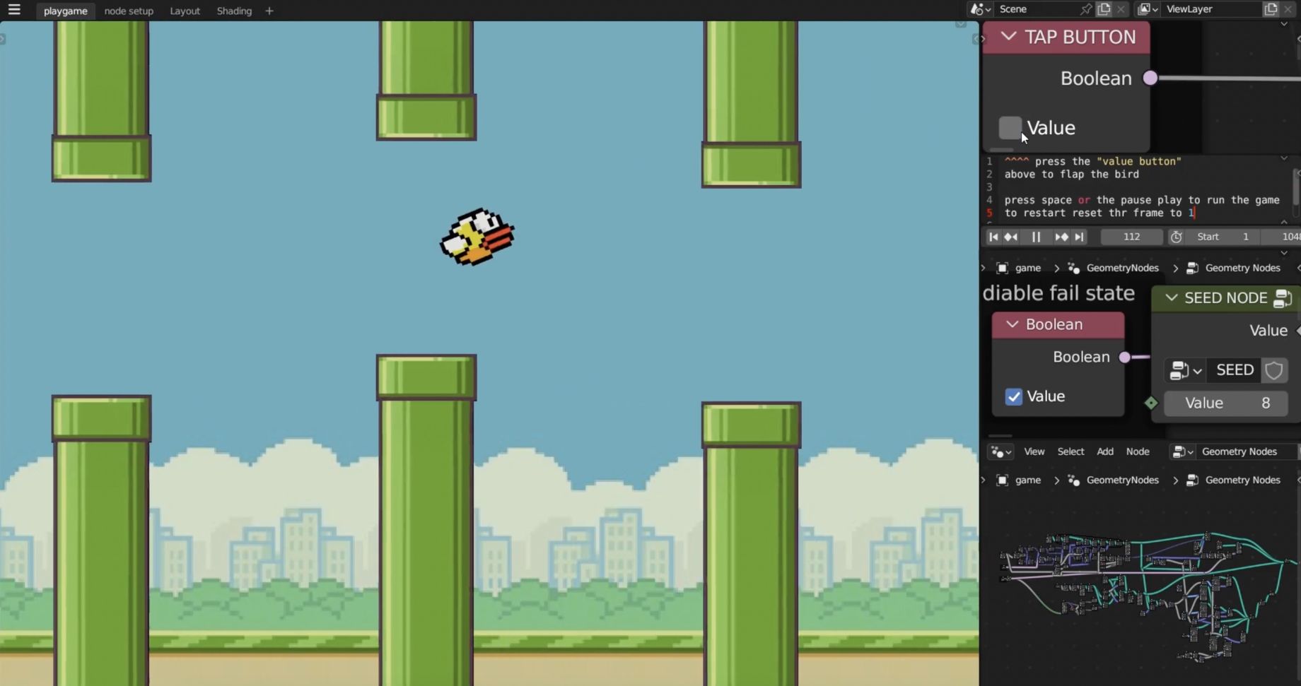 The Flappy Bird game for Telegram