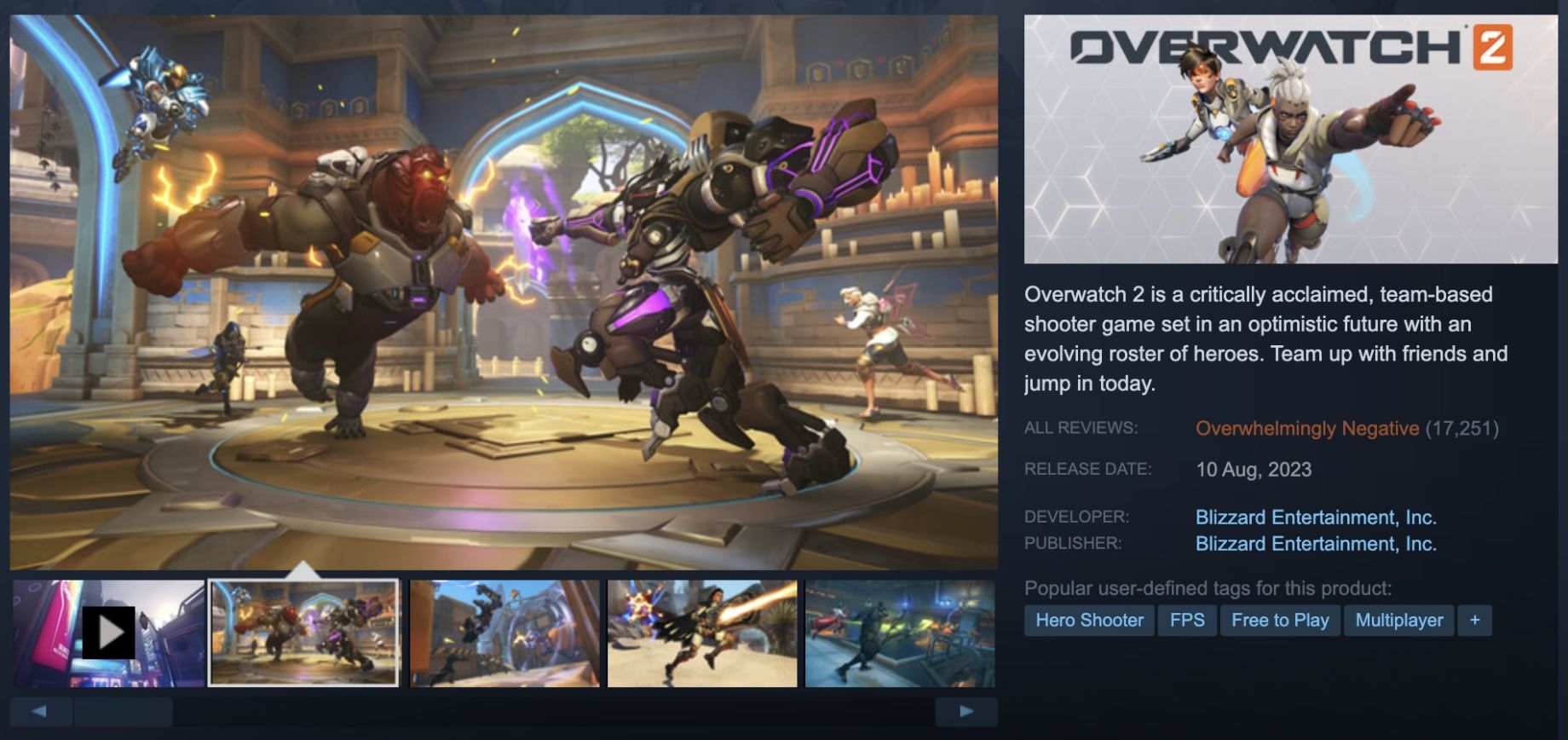 Overwatch® 2 · SteamDB