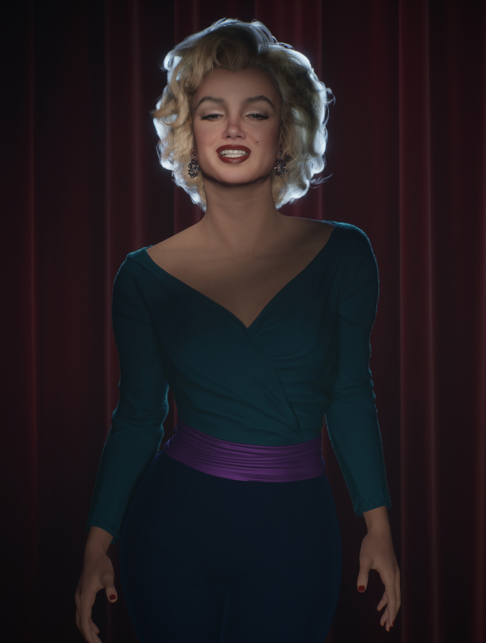 Photorealistic 3D Recreation of Marilyn Monroe