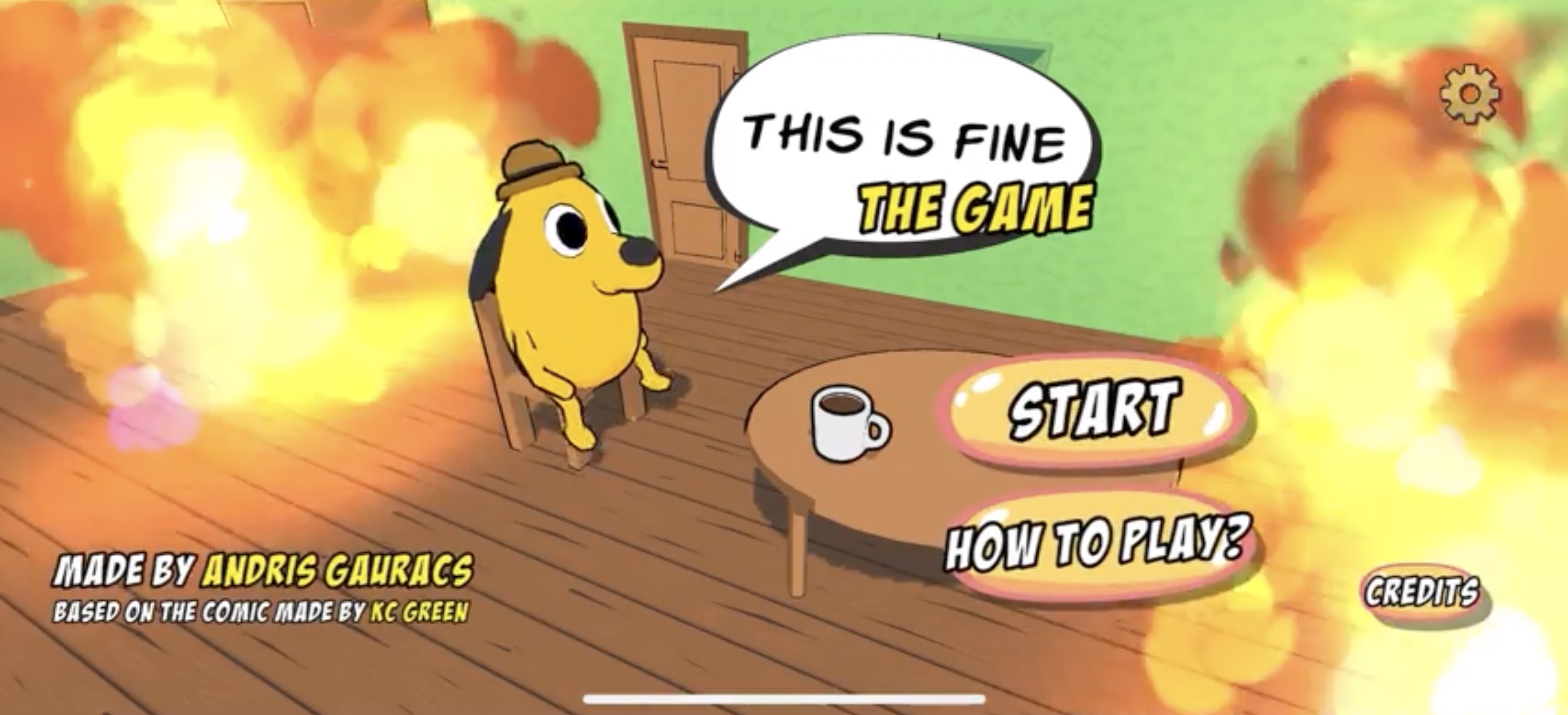 The 'this is fine' meme is now a delightfully chaotic game