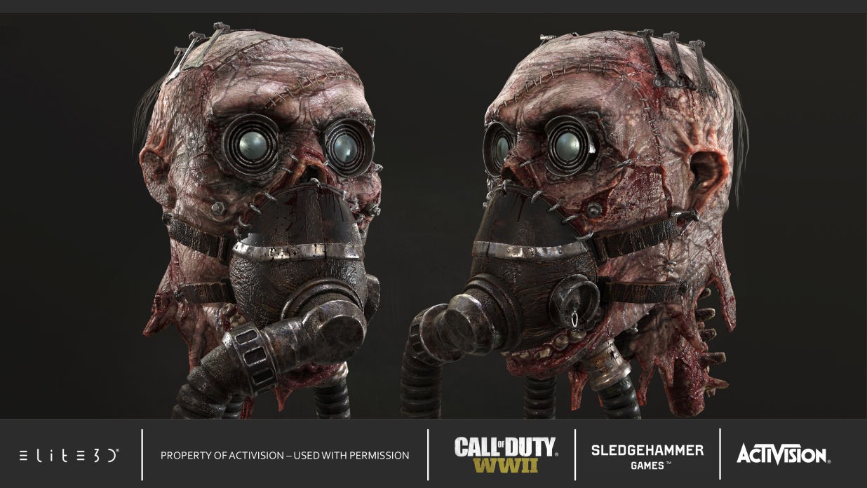 Artist For 'Call of Duty: WWII' Zombies Talks Production While Showing  Amazing Zombie Designs - Bloody Disgusting