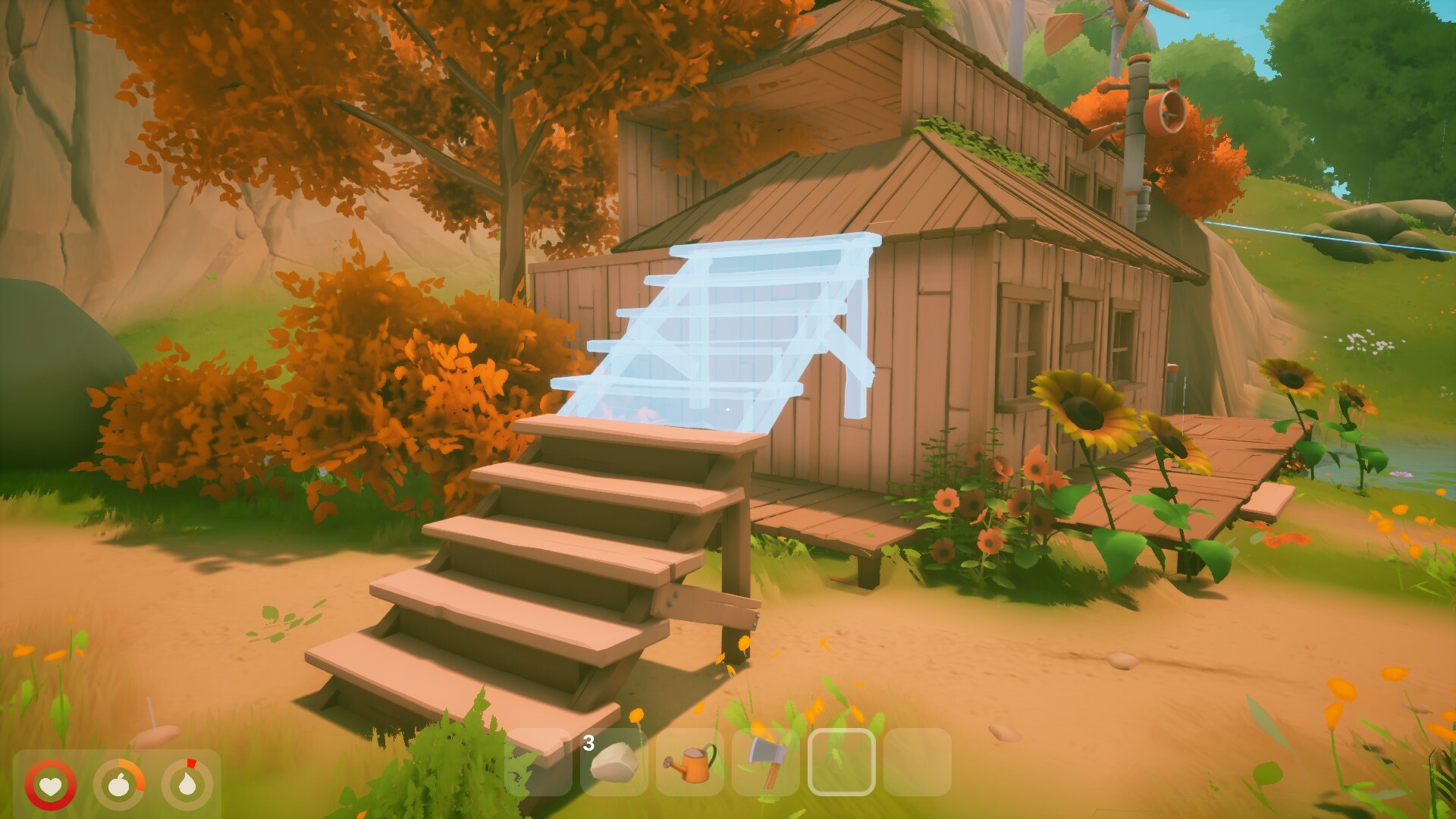 Loftia is a new solarpunk game with farming, crafting, exploring