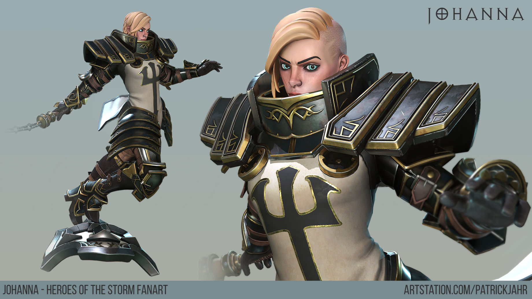 Recreating Johanna from Heroes of the Storm