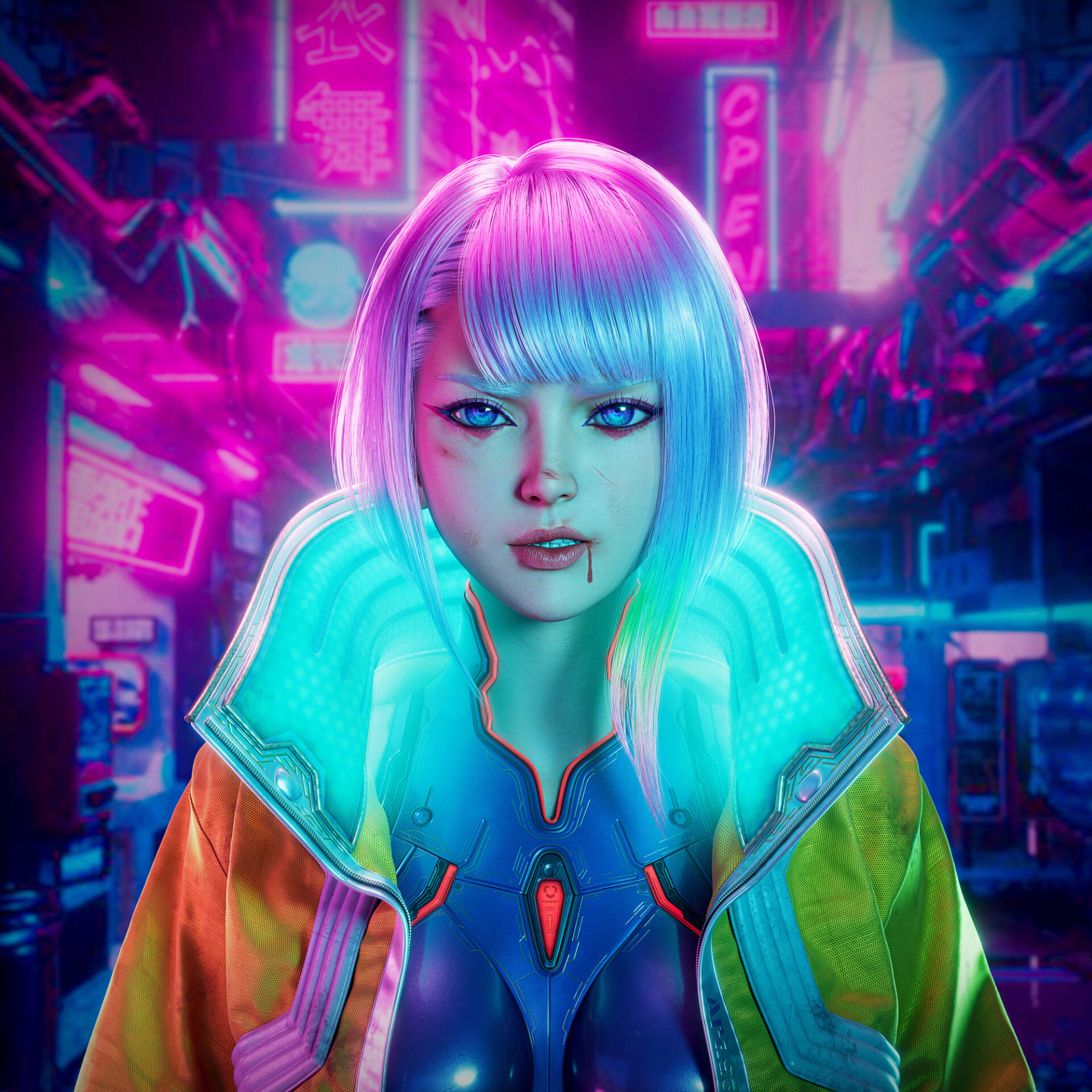 Cyberpunk Edgerunners Lucy WayArts - Illustrations ART street