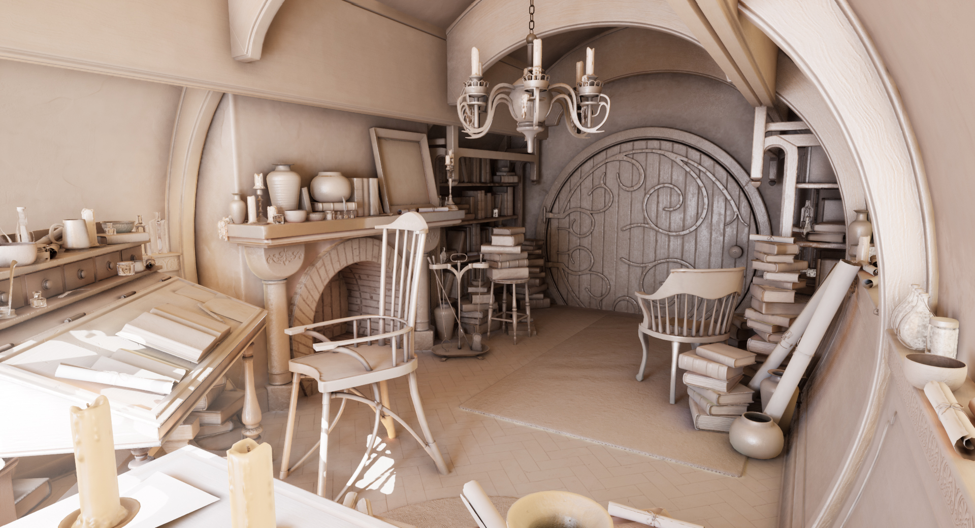 Cozy Clutter: Working on a Lived-In Hobbit Hole Interior