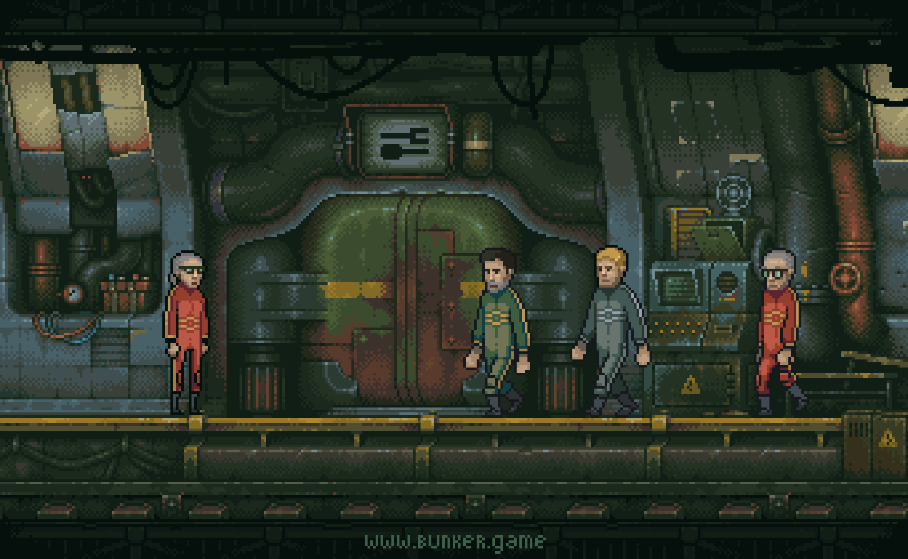 Pixel Art Online Game 'Bunker' From Eastern Europe