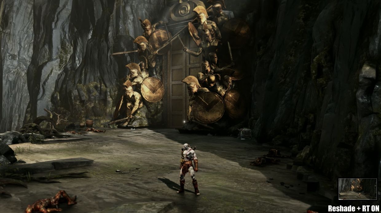 God of War 3 looks glorious at 8K + ray tracing + Mythic Mod