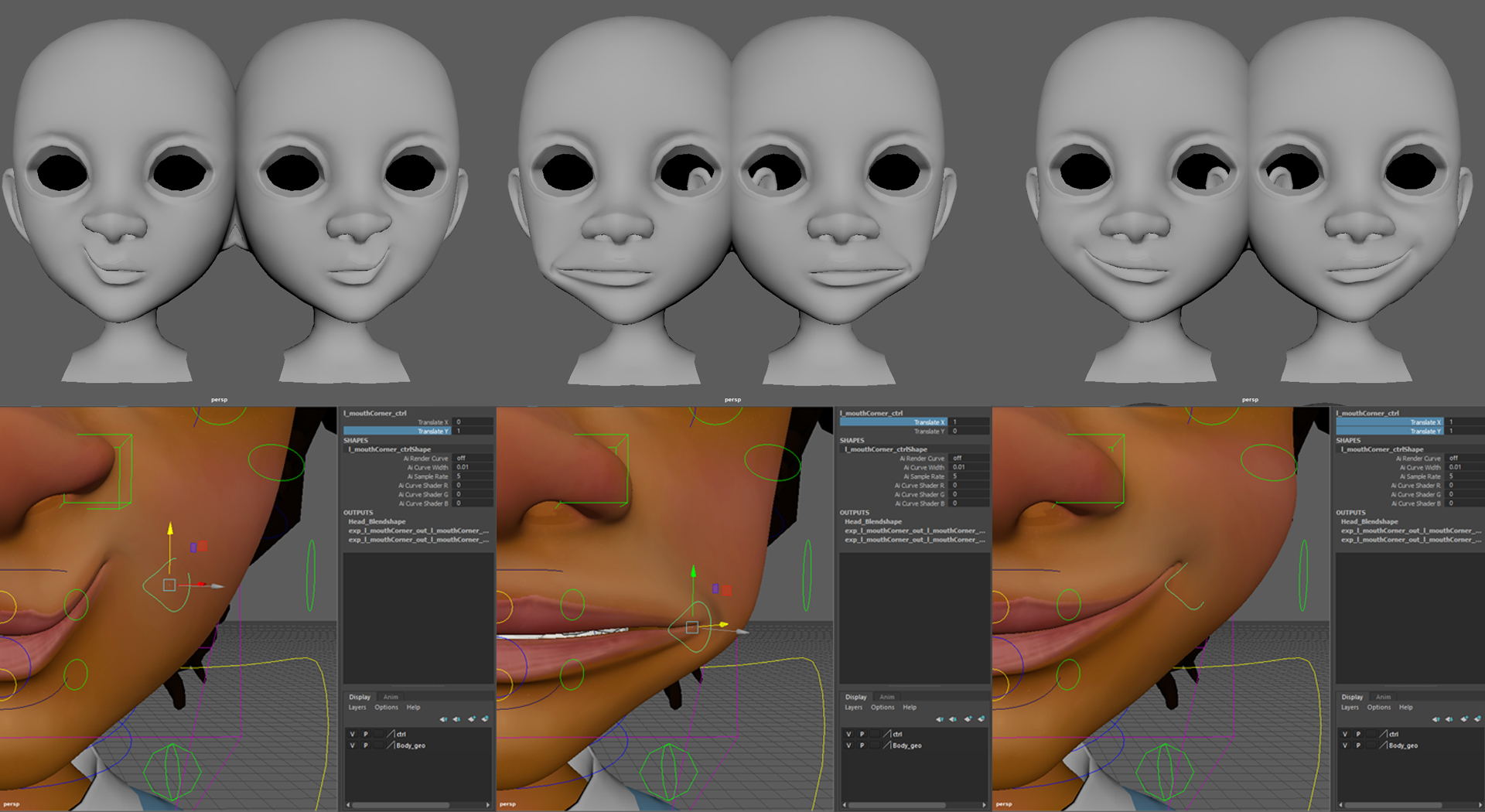 Production Sculpting F.A.C.S Facial Blendshapes for VFX - Rigging Dojo