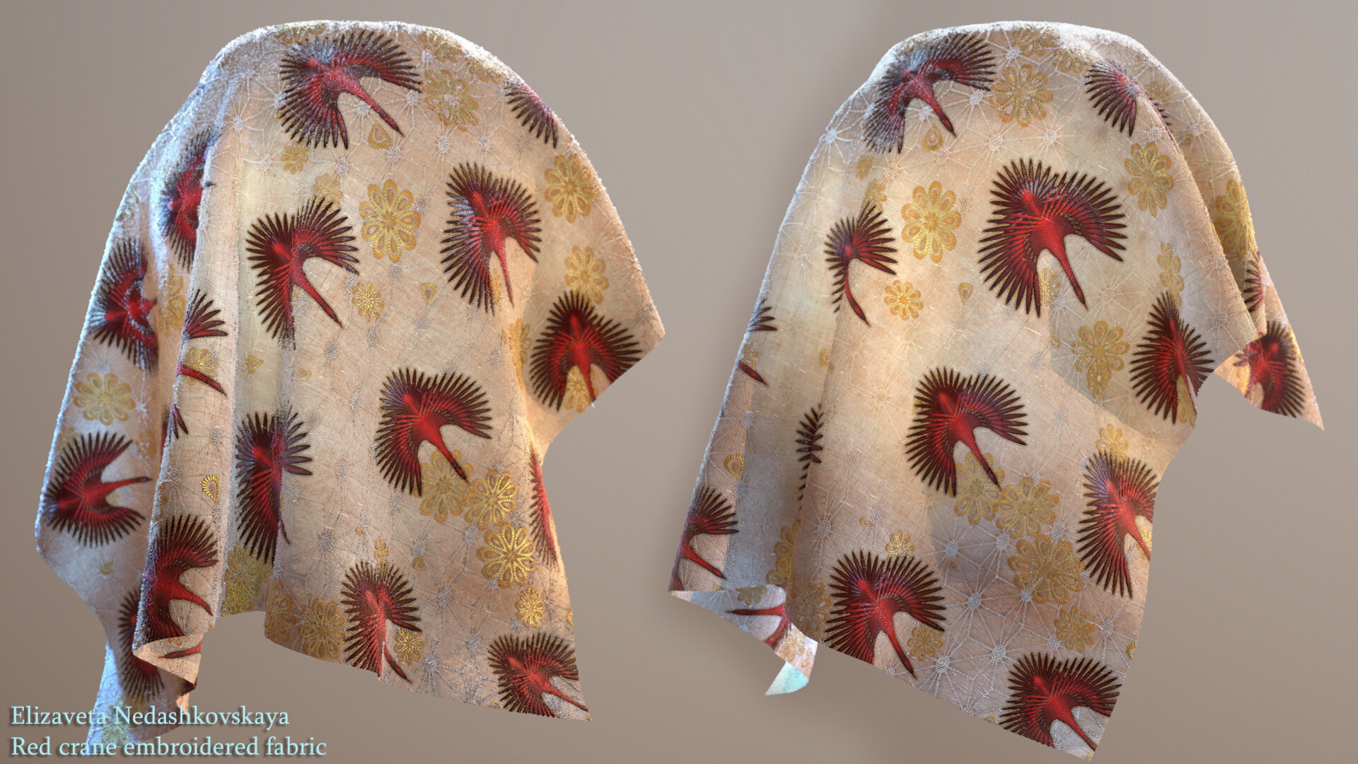 Creating Imaginative Embroidered Fabrics with Substance Designer