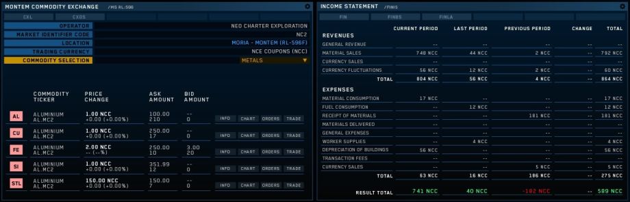 Download Space Economy Simulation Ui Is The Game