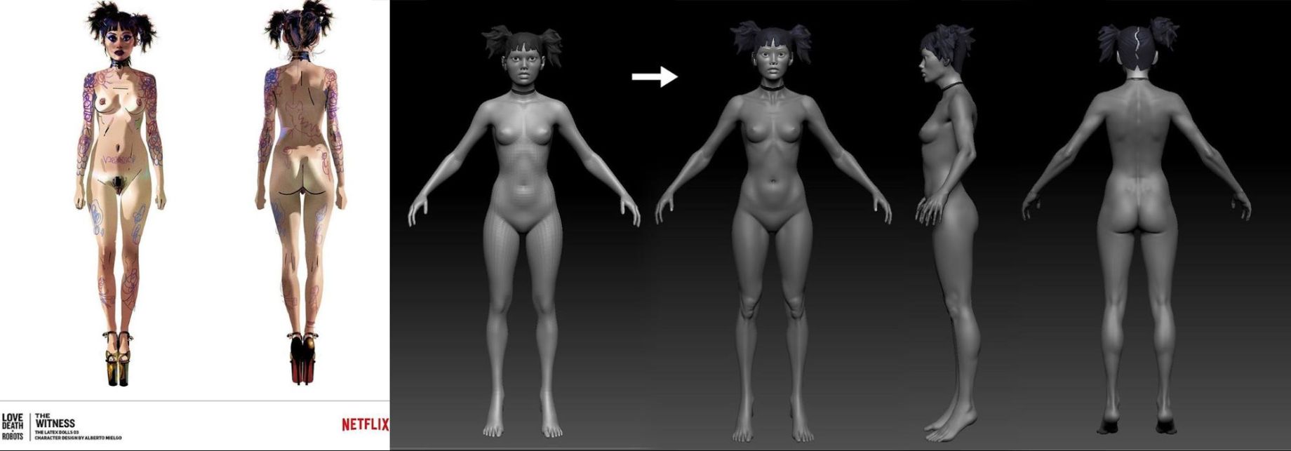 Love, Death & Robots Fan Art: Creating the Character from The Witness