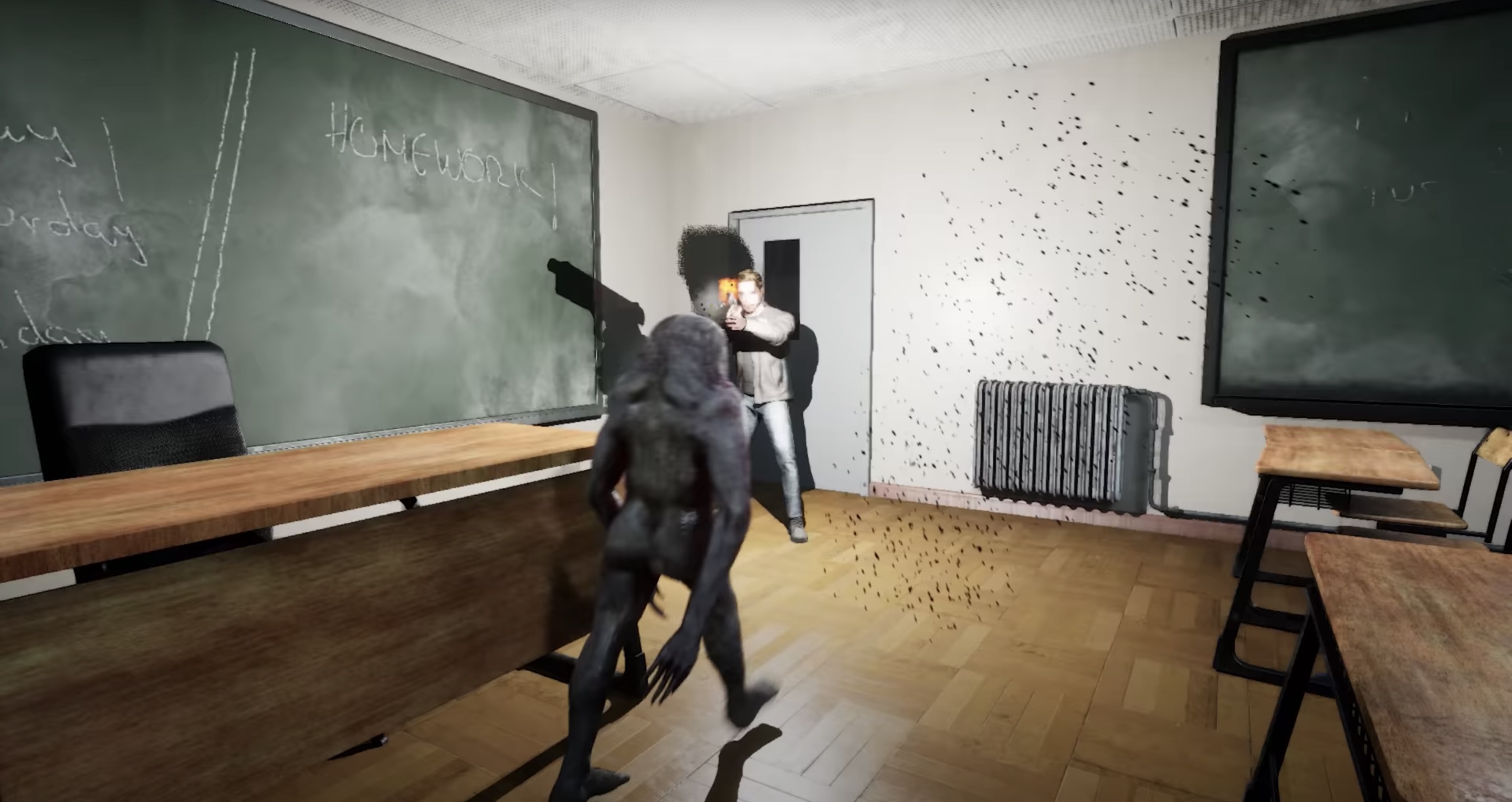 Silent Hill Remake - School Gameplay Unreal Engine 5 