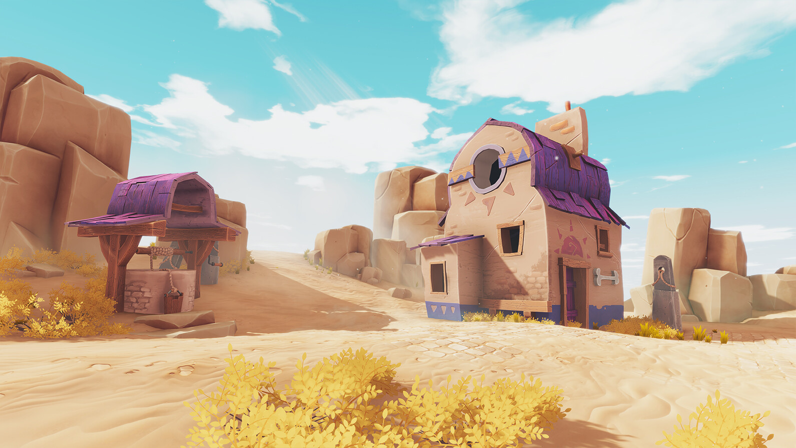 Stylized Desert Sand Material Pack in Materials - UE Marketplace