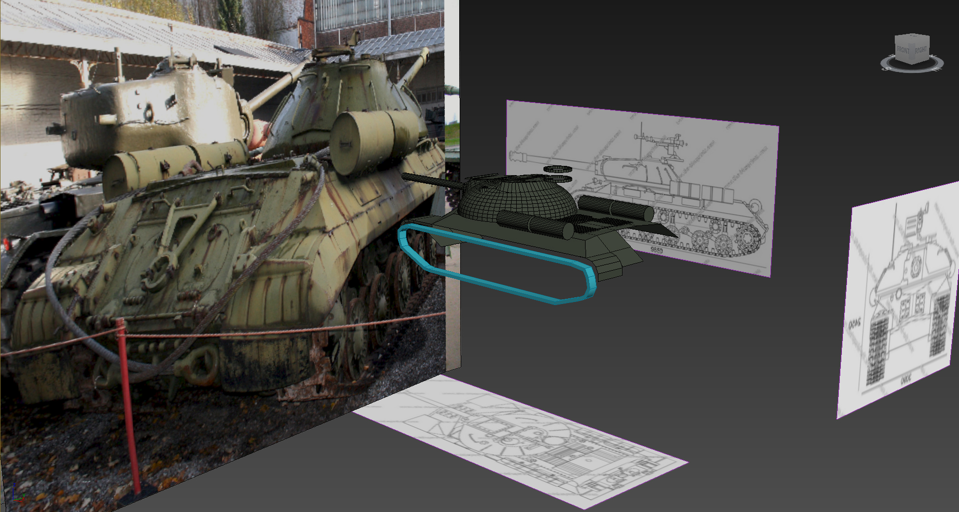 Building and Rendering a Soviet Tank