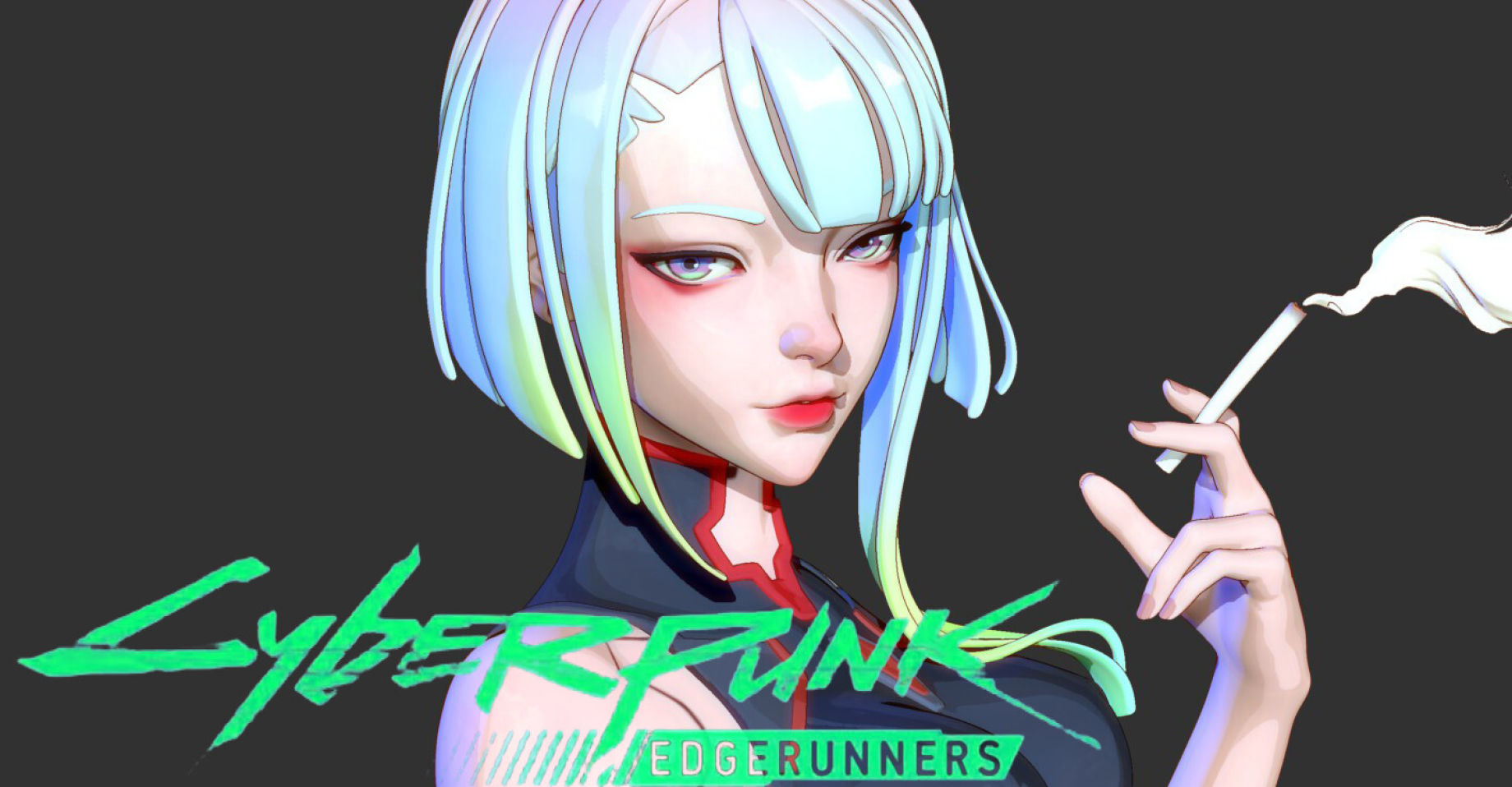 Cyberpunk Edgerunners - Lucy shocked | Art Board Print