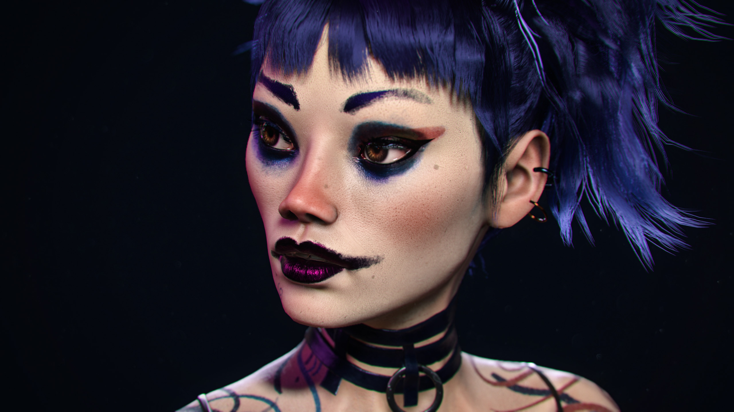 suge mangel gave Love, Death & Robots Fan Art: Creating the Character from The Witness