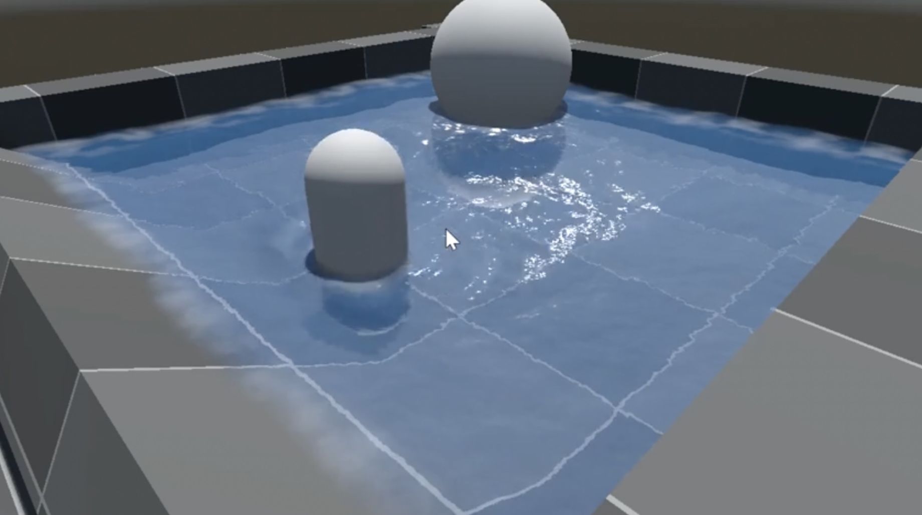 Reflection / refraction for water material not working : r/godot