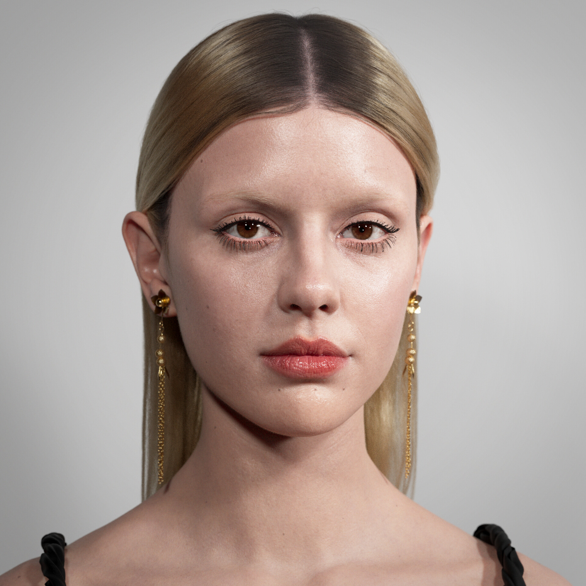 LV logo Earrings 2, 3D Print Model