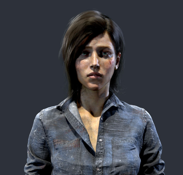 ArtStation - The Last of Us 2 - Ellie Hair - Unreal engine 5 with  Breakdowns - Fan Art