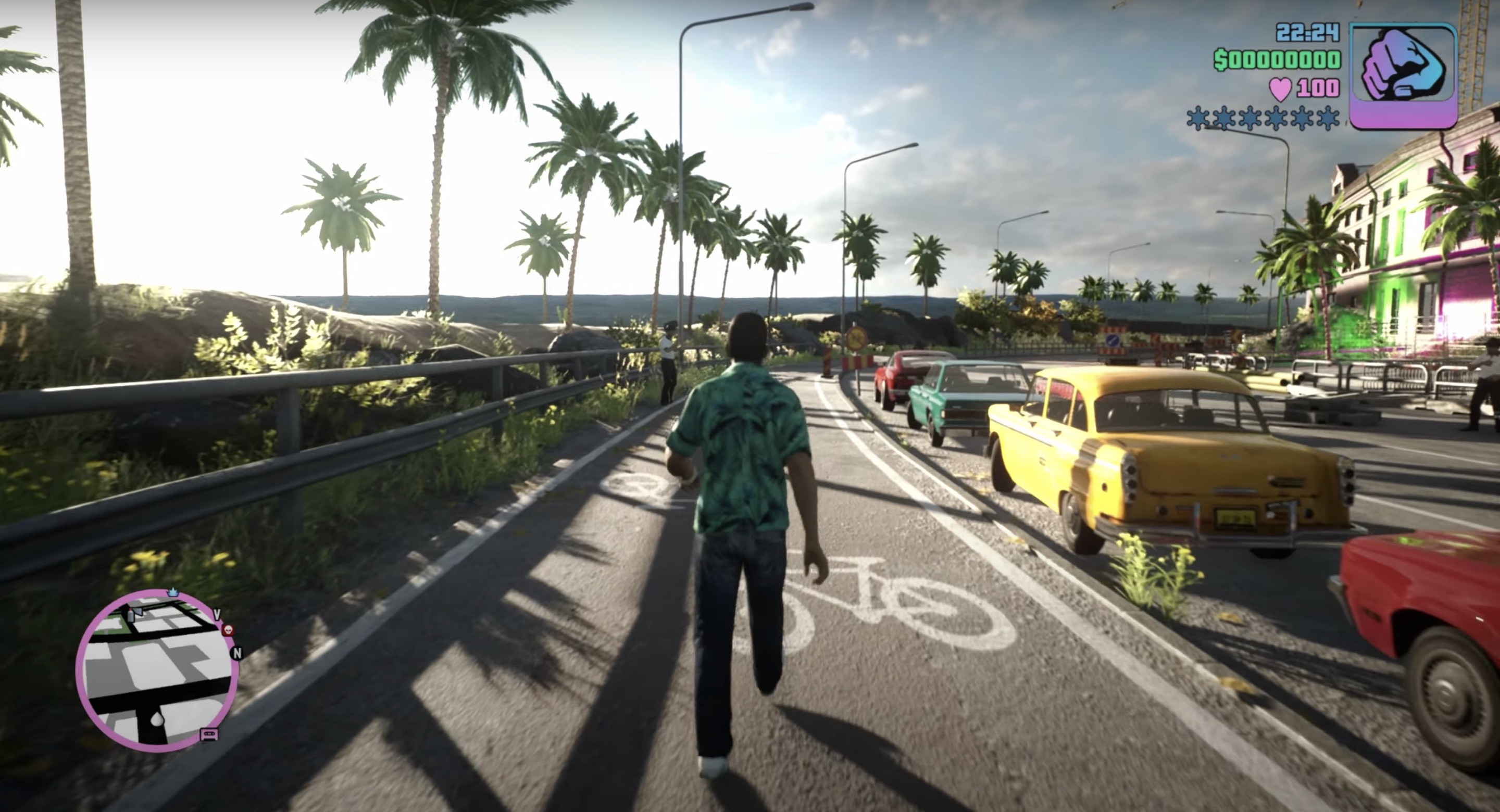 GTA Vice City é refeito na Unreal Engine 5 e ganha trailer