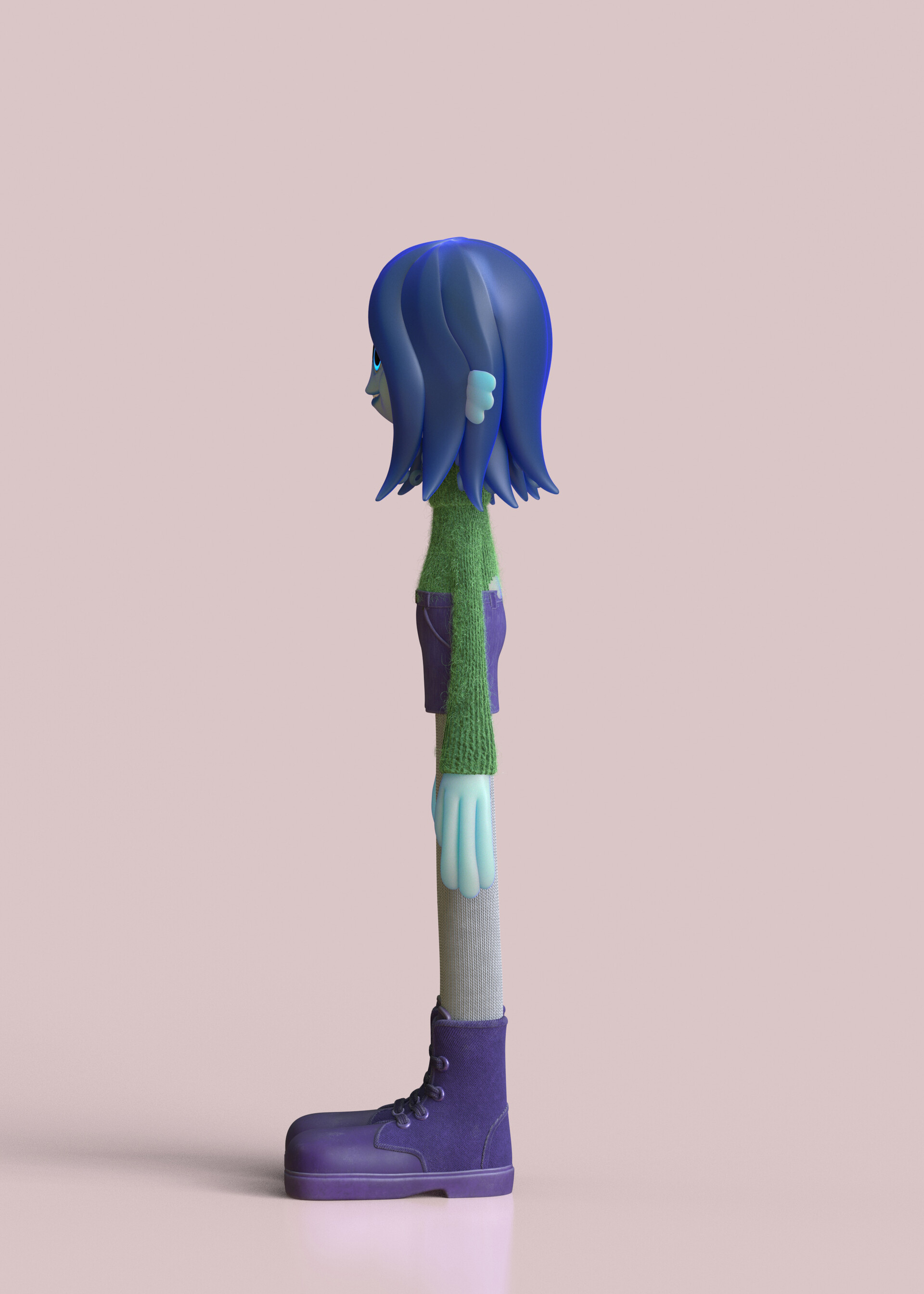 3D Character Designs Made for Ruby Gillman, Teenage Kraken