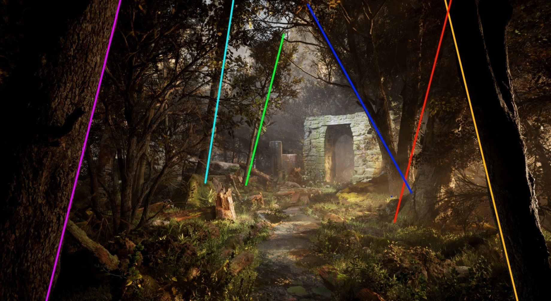 Creating Ruins in the Forest in Unreal Engine 5