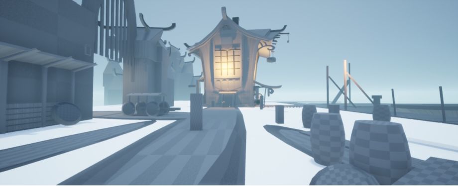 3D场景制作教程：Snowed Inn