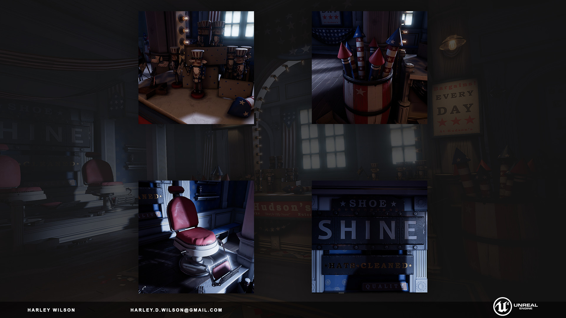 Building a Darker Version of Bioshock Infinite Scene