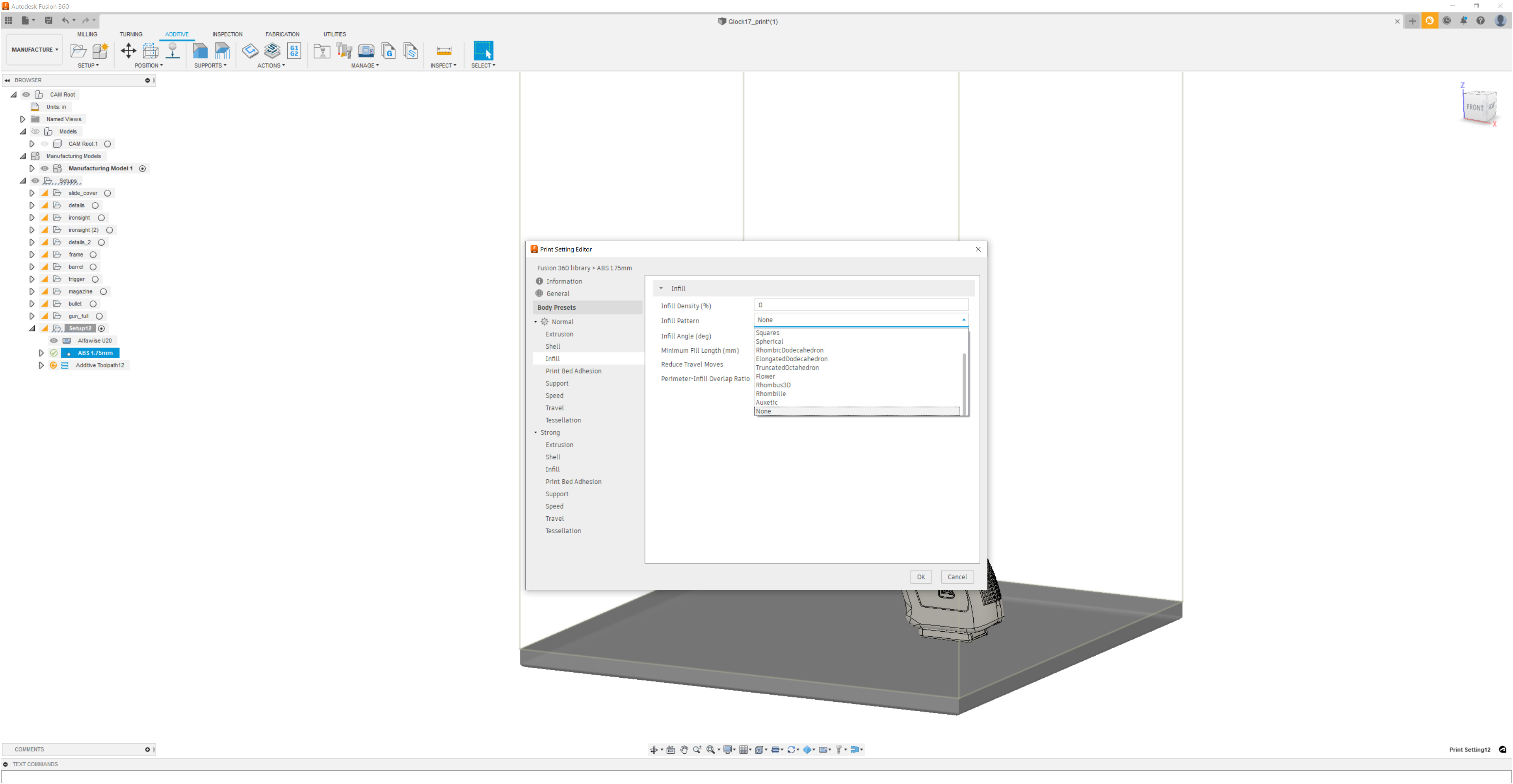 Fusion 360 Help, Additive setups from G-code