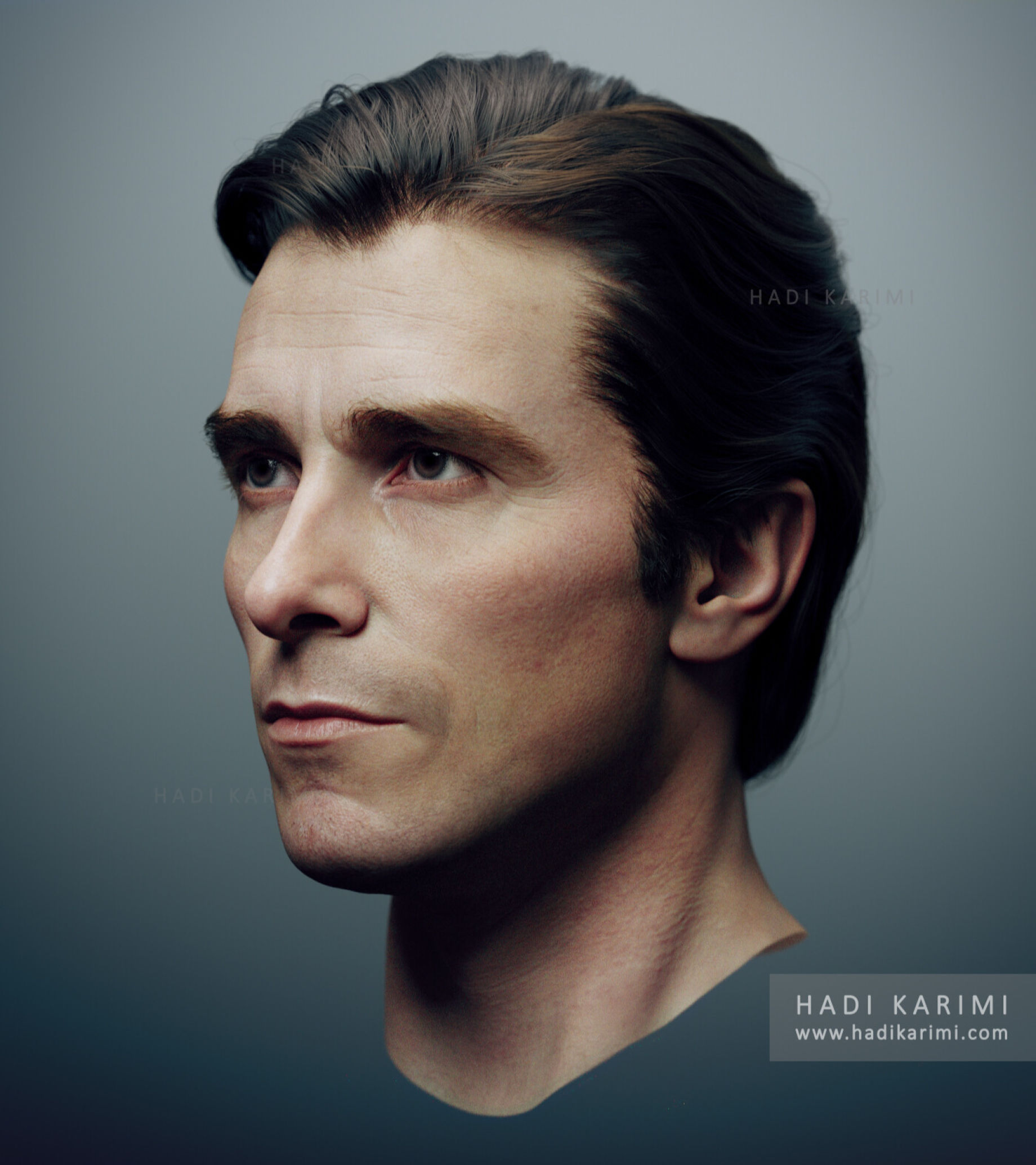 I have straight dark fine hair, what product(s) and grooming process would  I need to get Christian Bales Bruce Wayne look? : r/malehairadvice