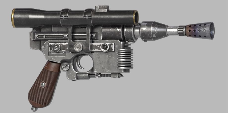 使用 Blender 和 Substance 3D Painter 創建 Star Wars Blaster