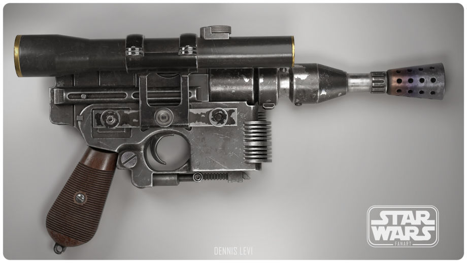 使用 Blender 和 Substance 3D Painter 創建 Star Wars Blaster (爆能槍)