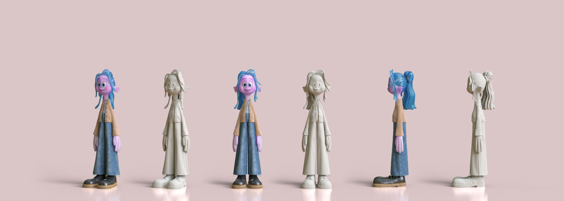 3D Character Designs Made for Ruby Gillman, Teenage Kraken