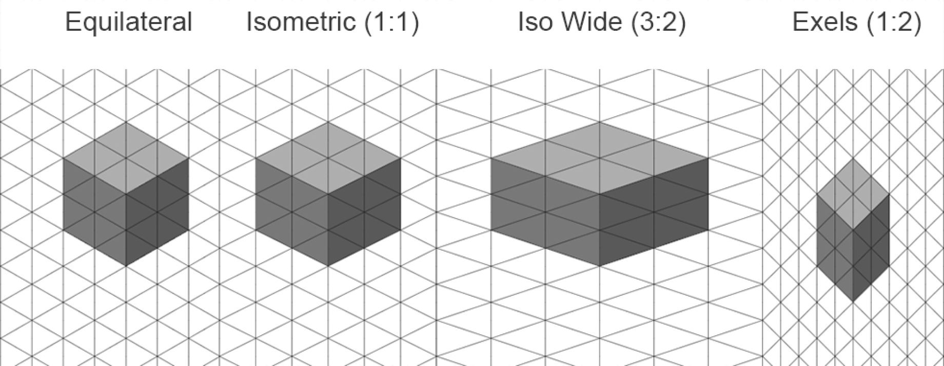 Isometric Pixel Grid