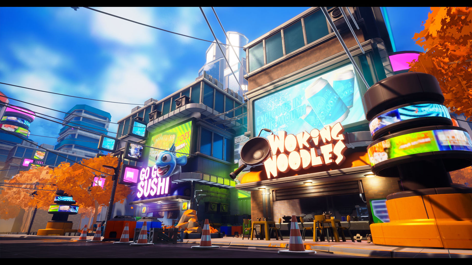 ArtStation - Sunset Overdrive Early Environment Concepts