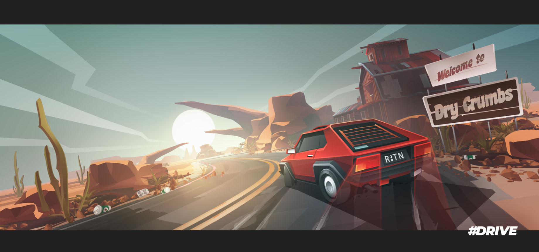 Make a driving game in unity