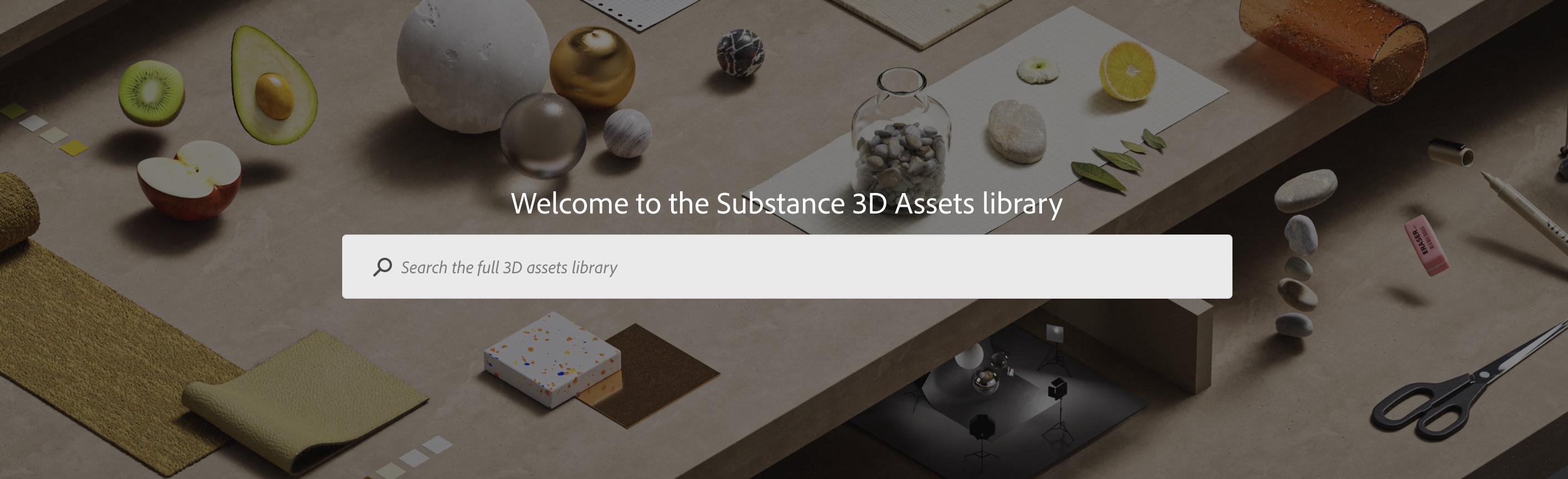 3D Models & Assets Library - Adobe Substance 3D