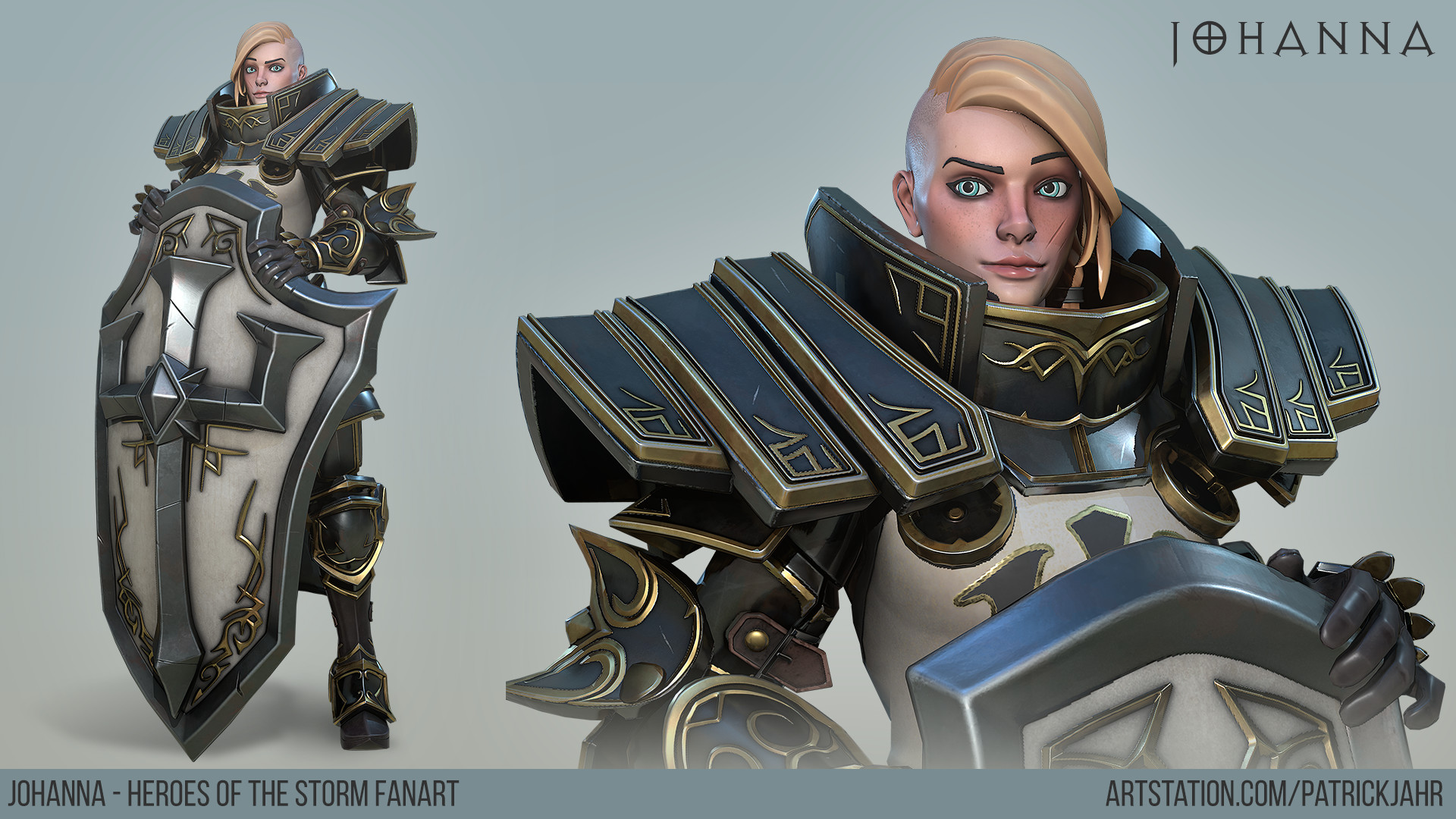 Recreating Johanna from Heroes of the Storm