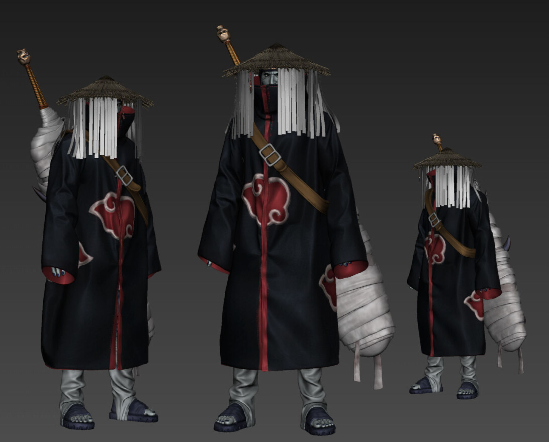 I made 3D models of the Akatsuki as a Pop : r/Naruto