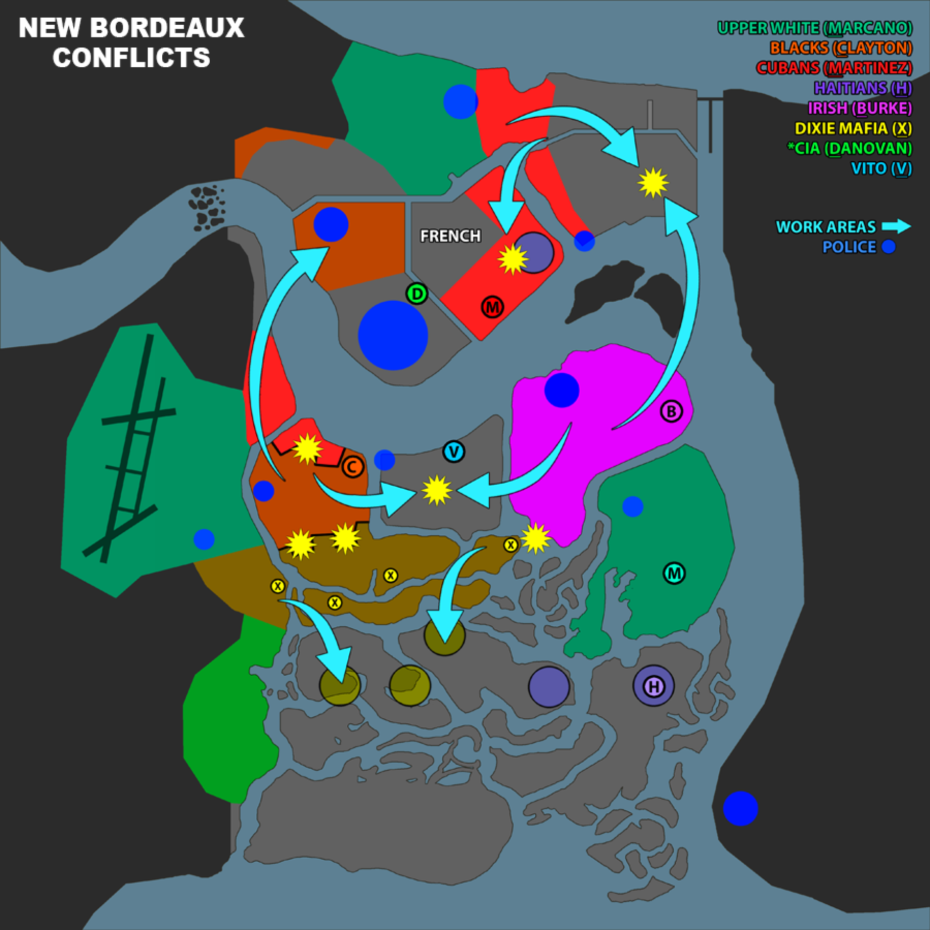 The Map of the game