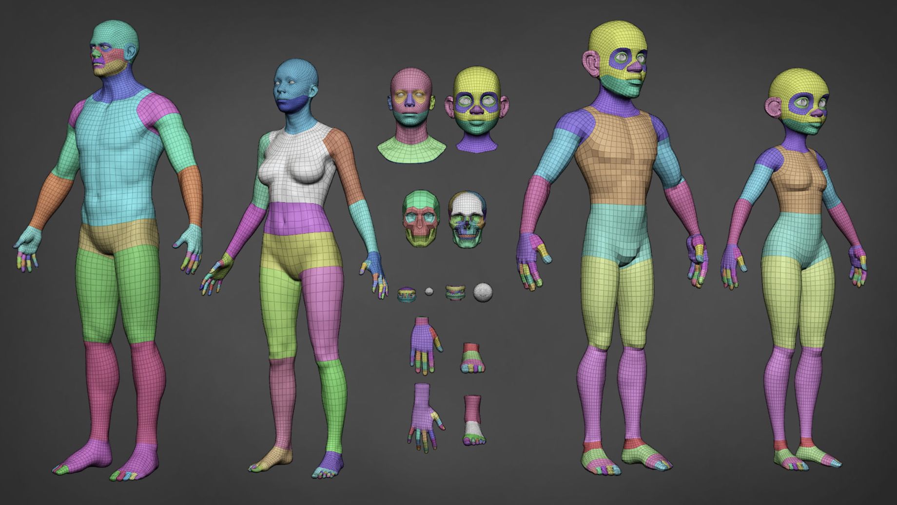 animation - Add clothes (normal mesh) to a person mesh with