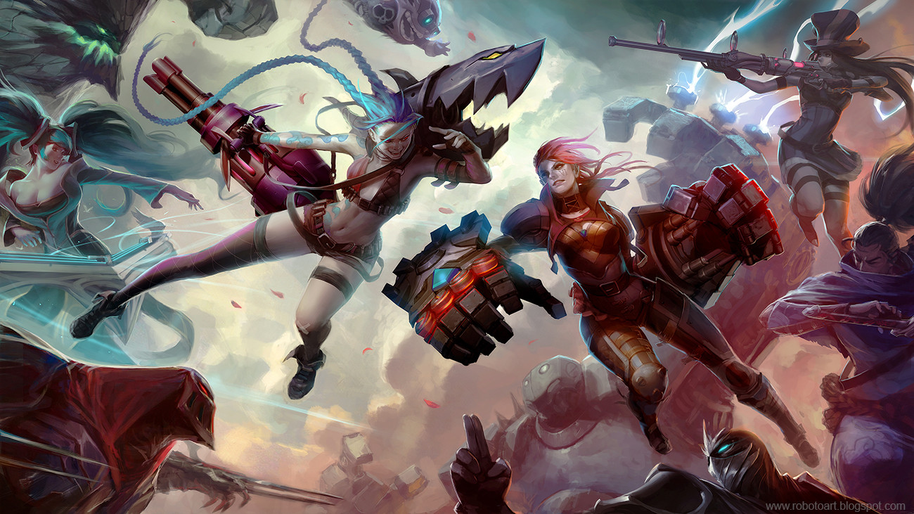 League of Legends art dump — polycount