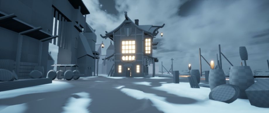 3D场景制作教程：Snowed Inn