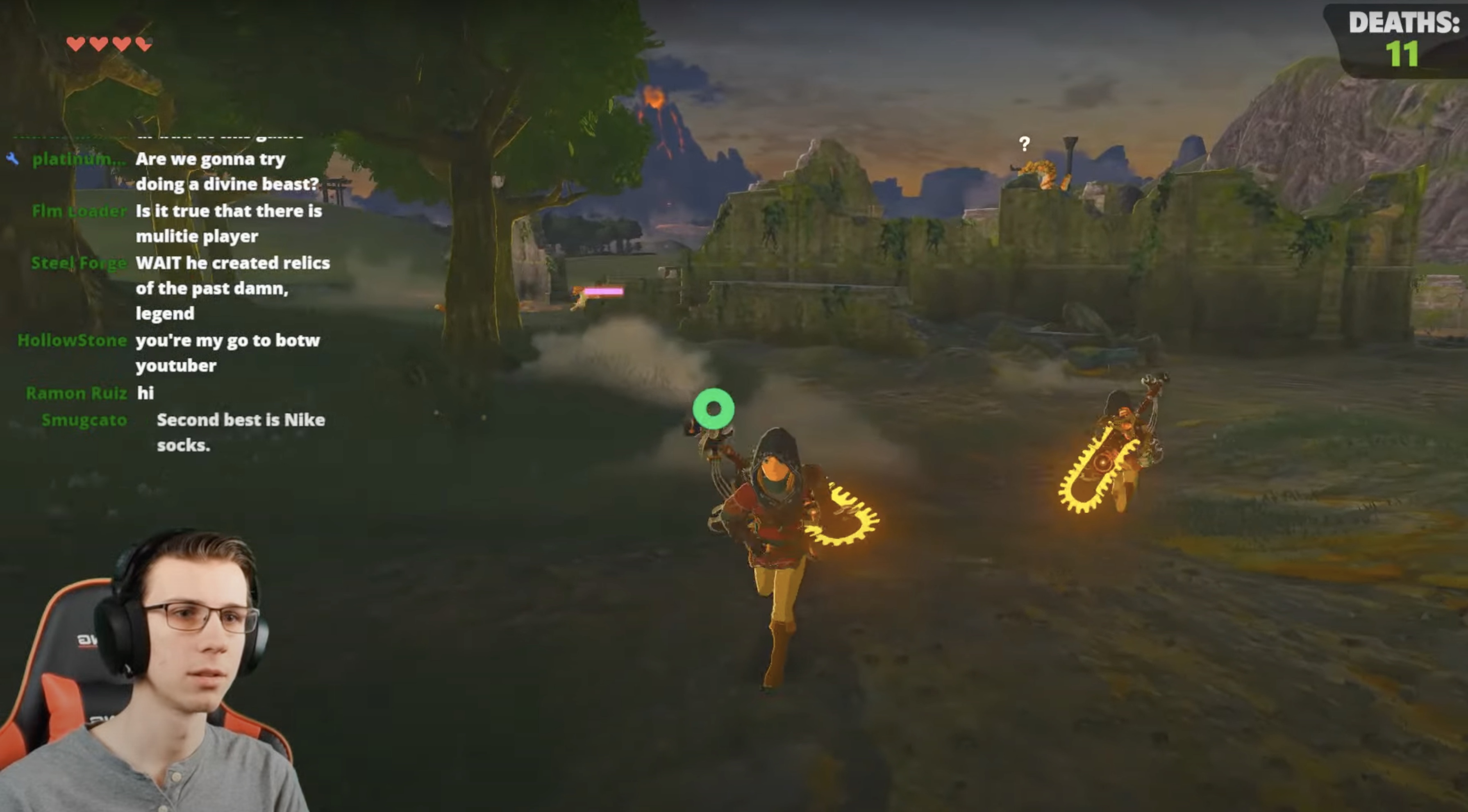 Zelda: Breath of the Wild split screen multiplayer mod shown in action