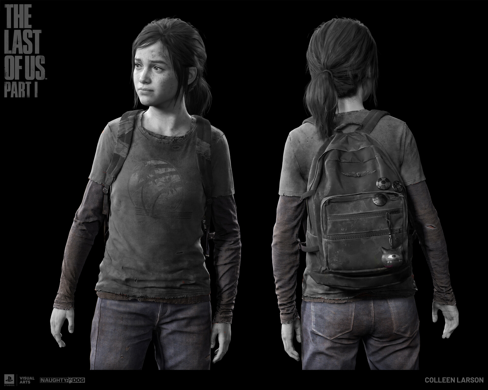 ArtStation - The Last of Us 2 - Ellie Hair - Unreal engine 5 with  Breakdowns - Fan Art