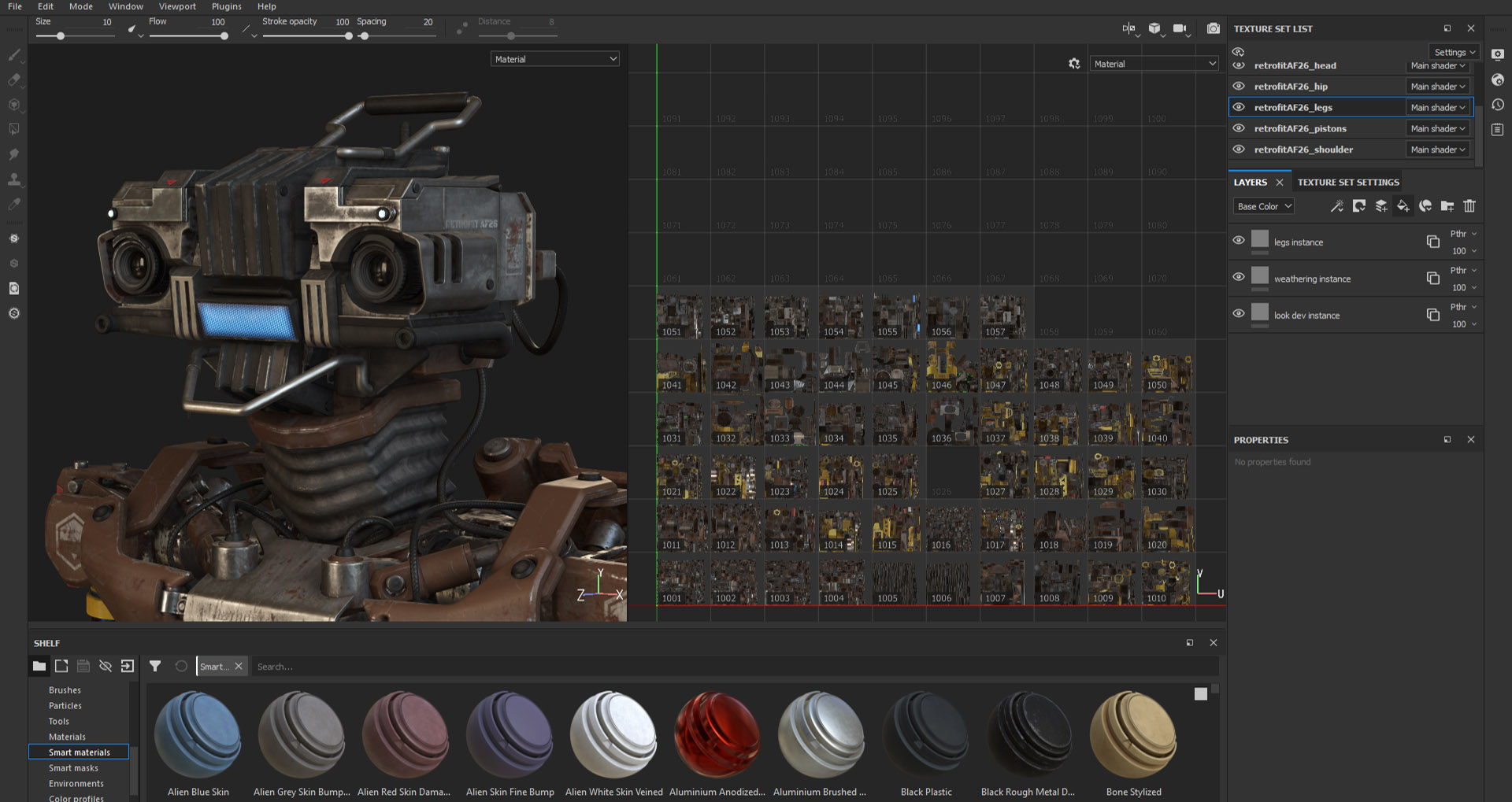 substance painter udim